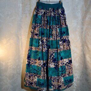 Anthropologie Moulinette Soeurs Size 2 | Novella Ball Gown Maxi Skirt | Teal